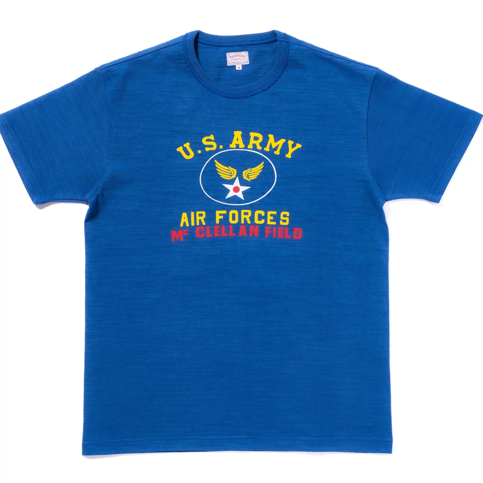 T-shirts<The Real McCoy's AMERICAN ATHLETIC TEE / USAAF McCLELLAN FIELD BLUE