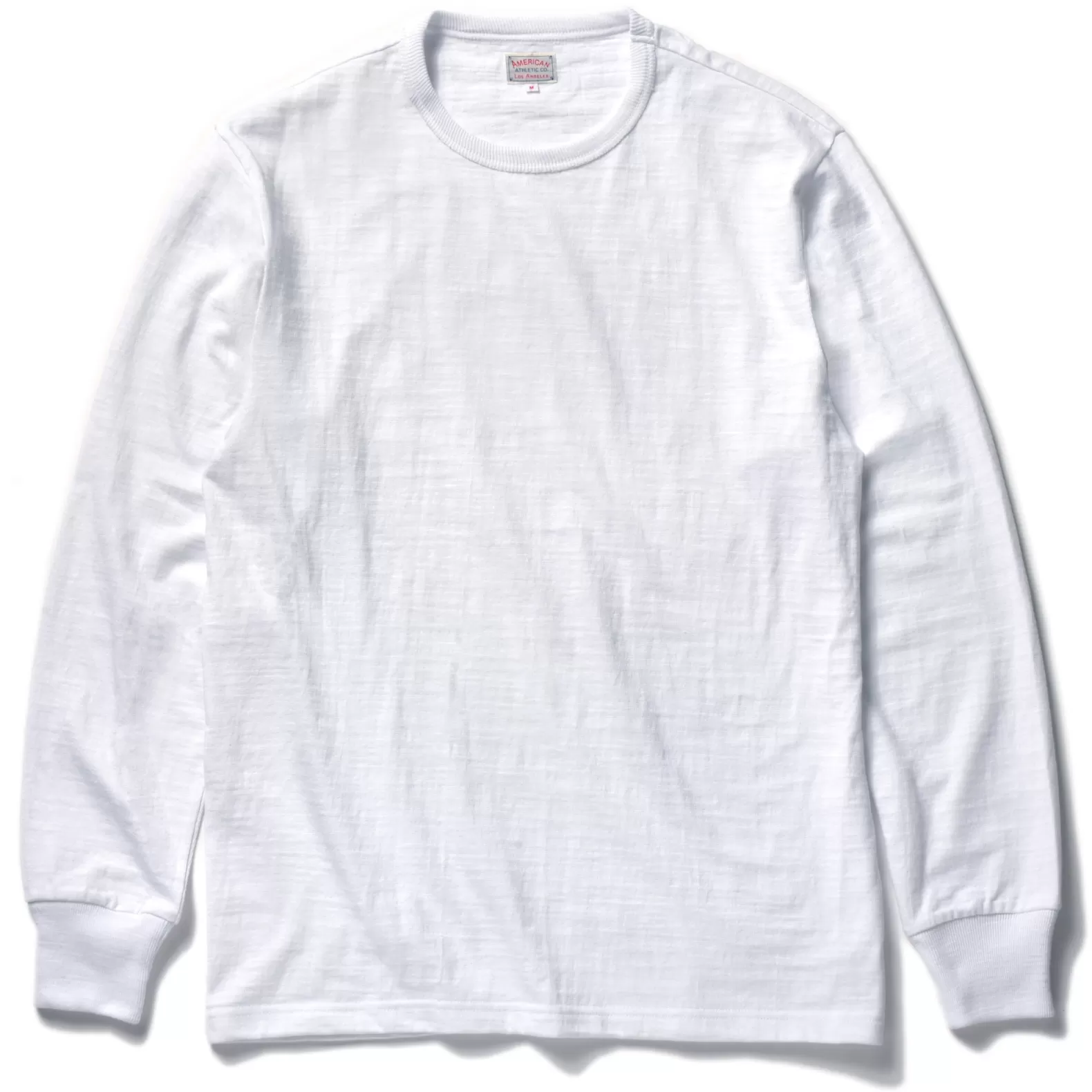 T-shirts<The Real McCoy's ATHLETIC L/S T-SHIRT/ LOOPWHEEL WHITE