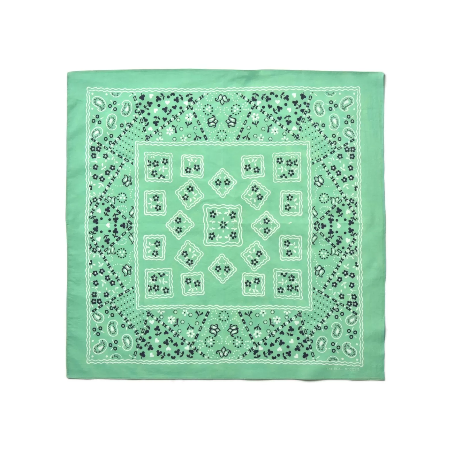 Bandanas<The Real McCoy's BANDANNA 'COOKIE' TEAL