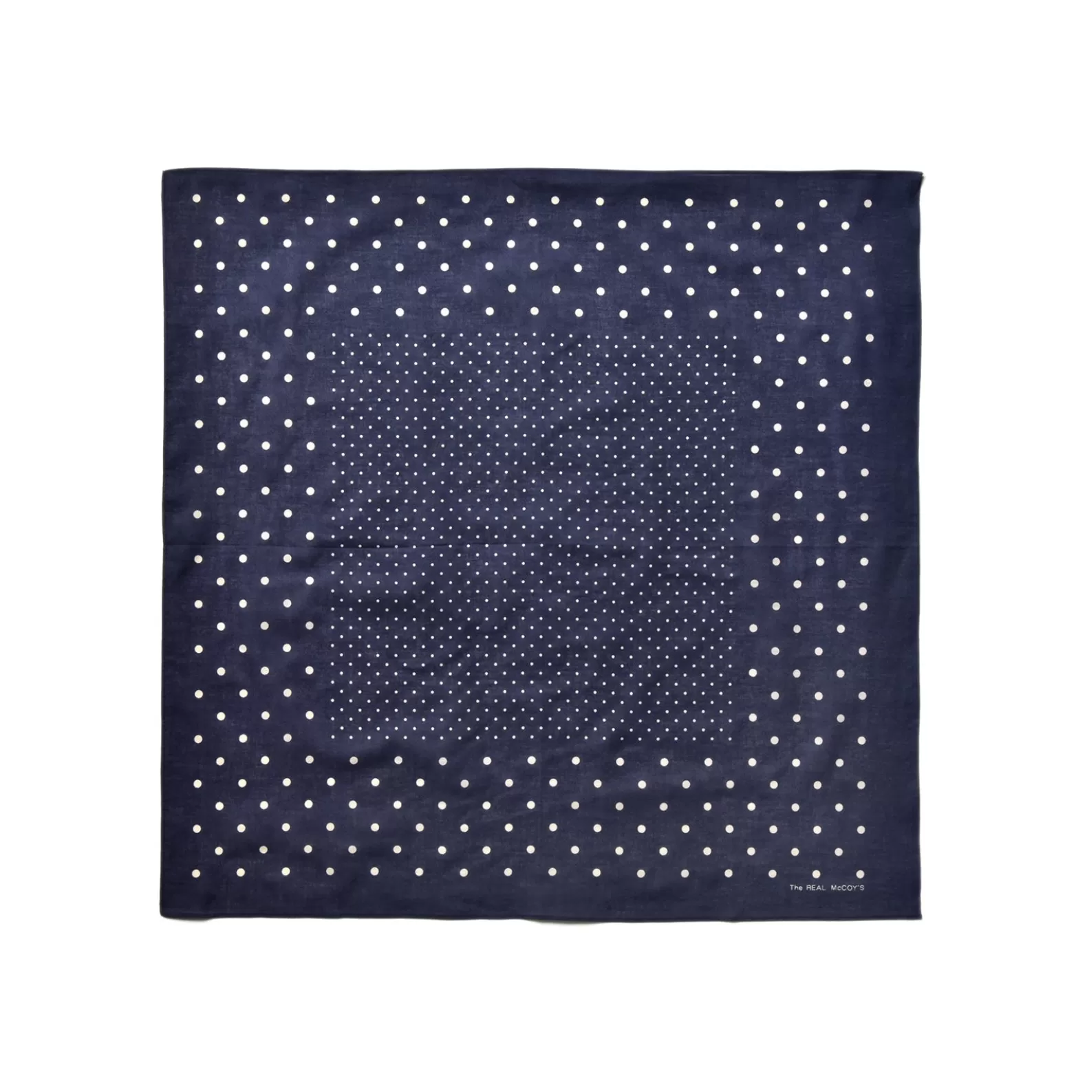 Bandanas<The Real McCoy's BANDANNA 'DOT' NAVY