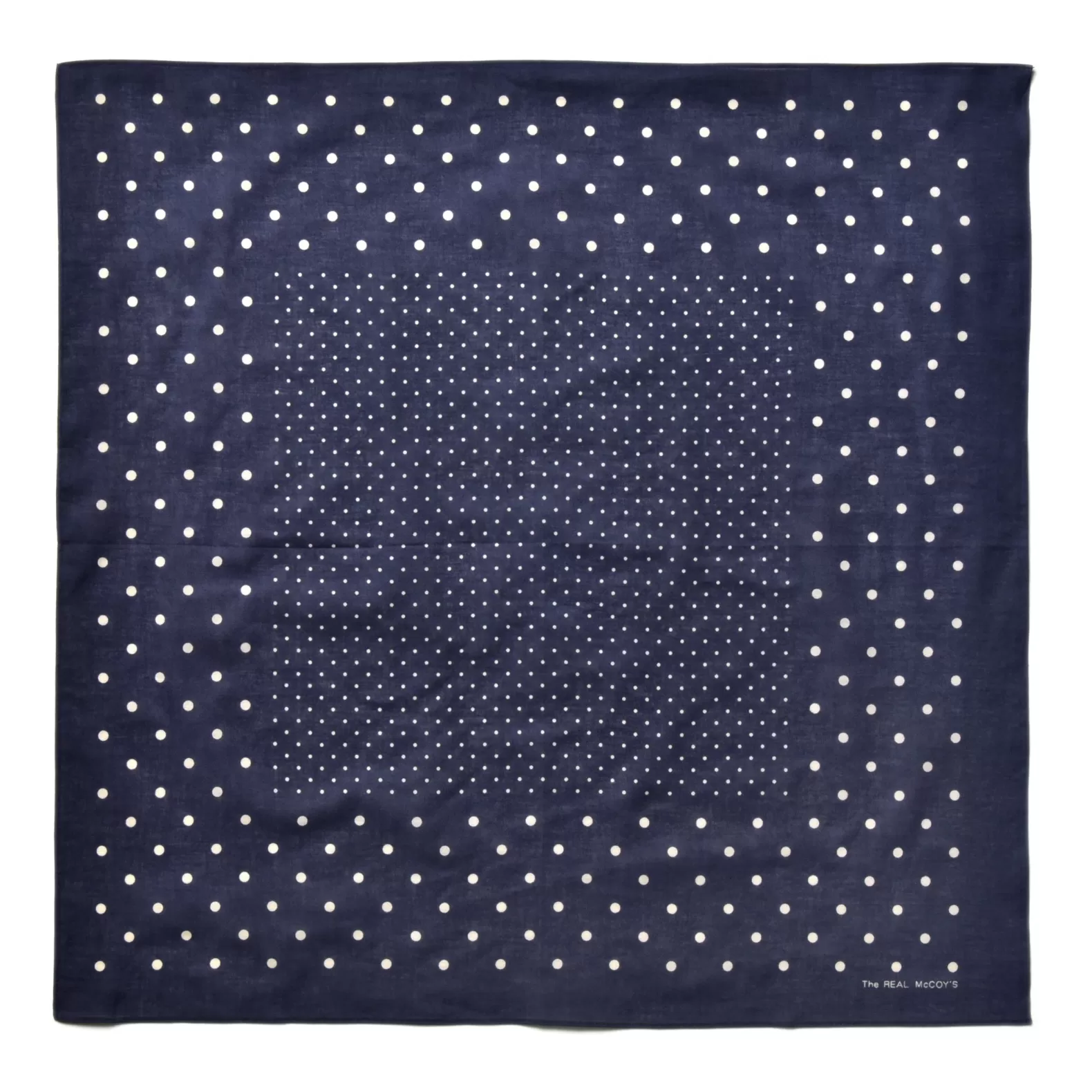 Bandanas<The Real McCoy's BANDANNA 'DOT' NAVY