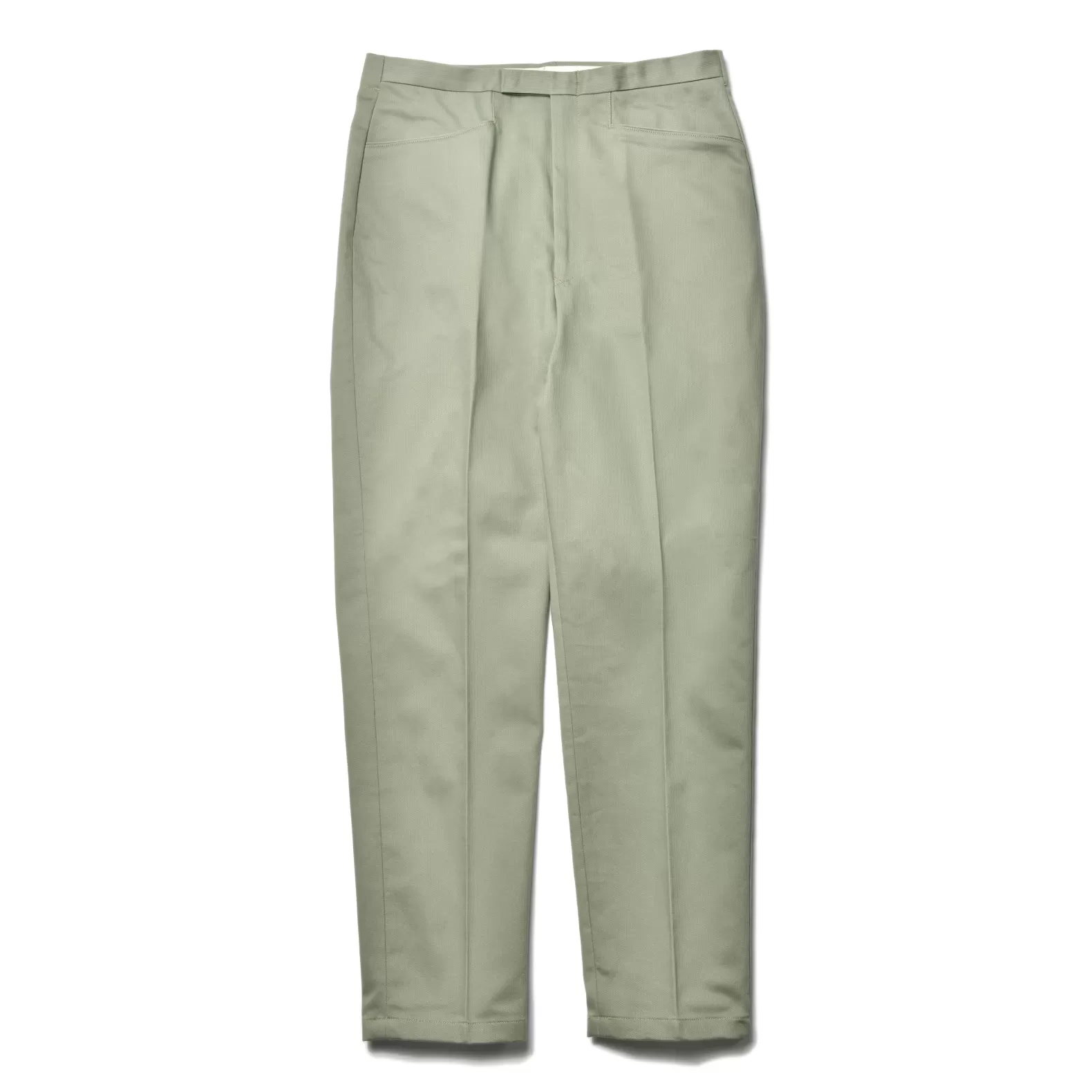 Pants<The Real McCoy's BELTED WAISTBAND TROUSER, PLAIN STITCH / PIQUE SAGE