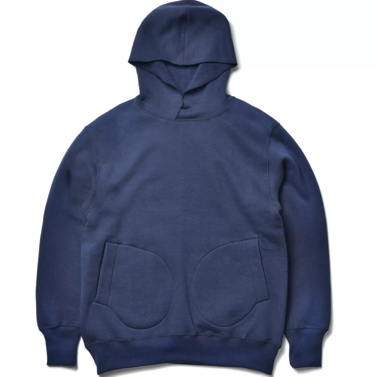 Sweatshirts<The Real McCoy's BOXING GLOVE POCKET HOODED SWEATSHIRT NAVY