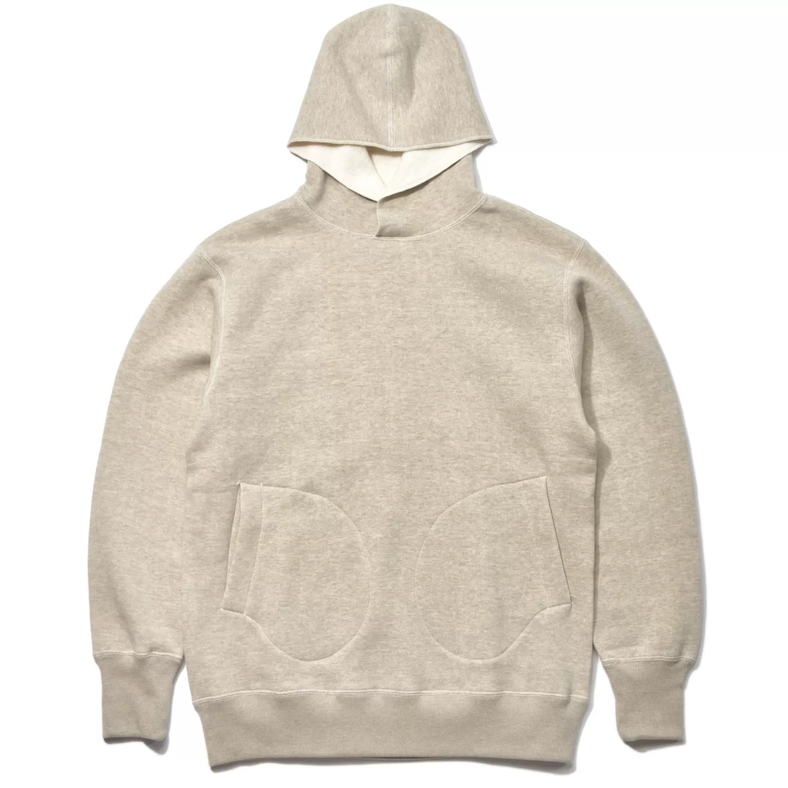 Sweatshirts<The Real McCoy's BOXING GLOVE POCKET HOODED SWEATSHIRT OATMEAL