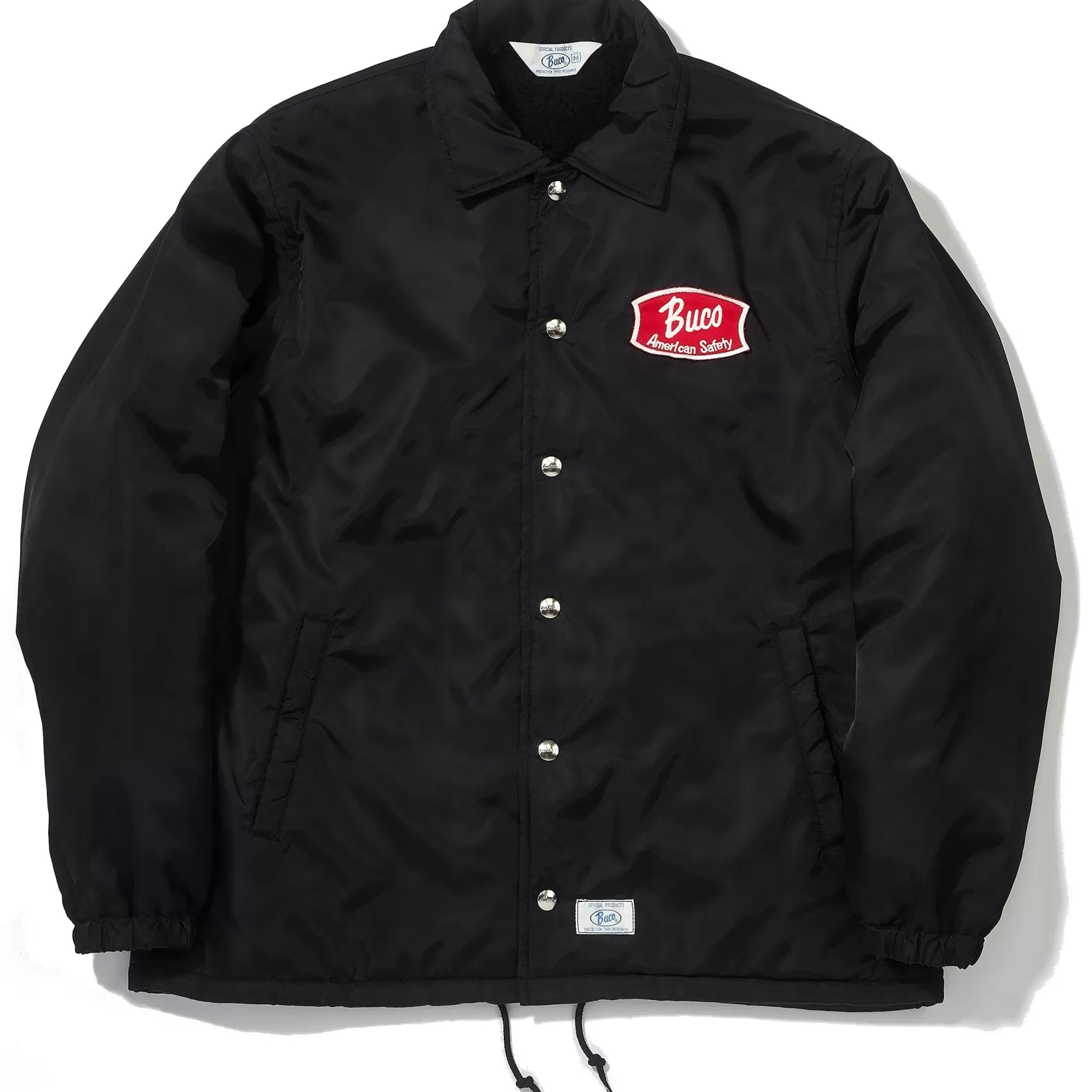 Recreation<The Real McCoy's BUCO ACRYLIC LINED COACH JACKET / ENGINEER BLACK