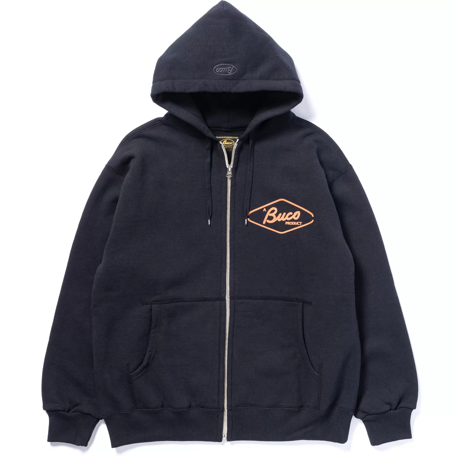 Sweatshirts<The Real McCoy's BUCO F/Z PARKA / ENGINEER BLACK