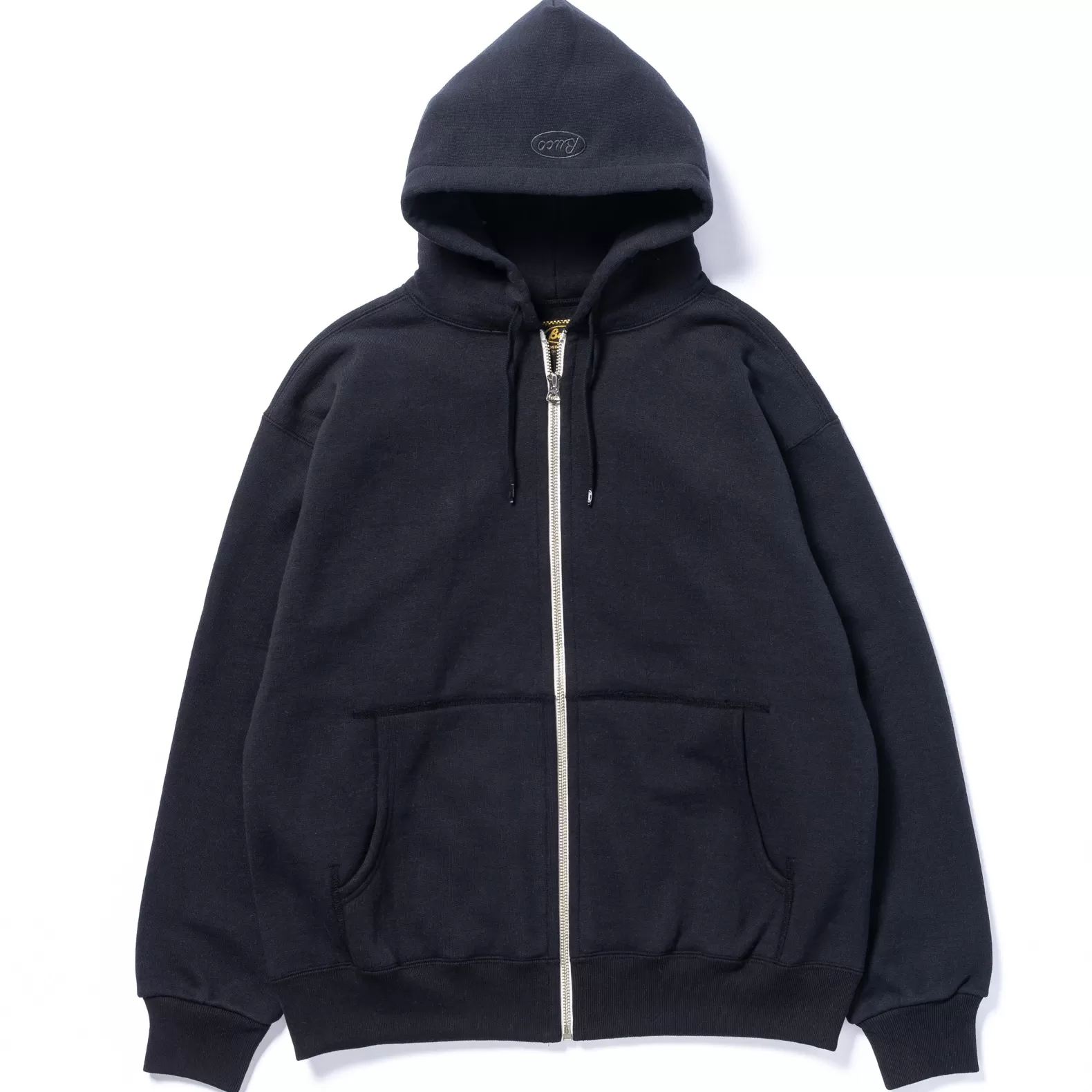 Sweatshirts<The Real McCoy's BUCO F/Z PARKA SWEATSHIRT BLACK