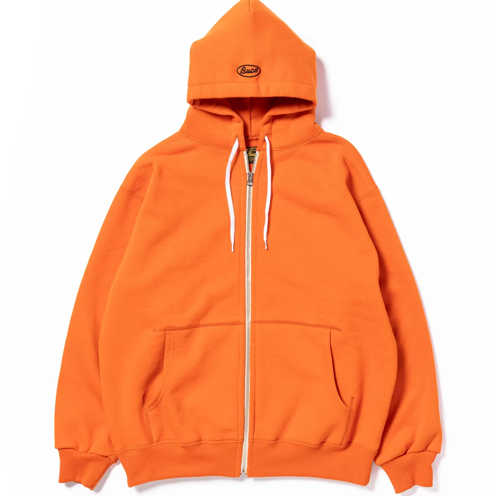 Sweatshirts<The Real McCoy's BUCO F/Z PARKA SWEATSHIRT ORANGE