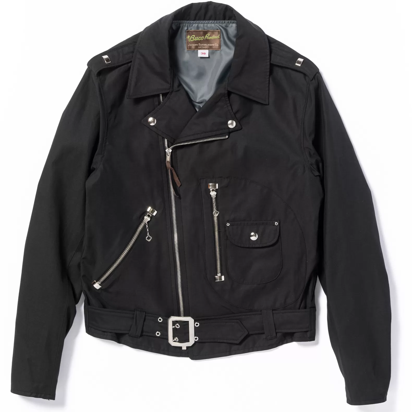 Recreation<The Real McCoy's BUCO J-24 SATIN TWILL JACKET BLACK