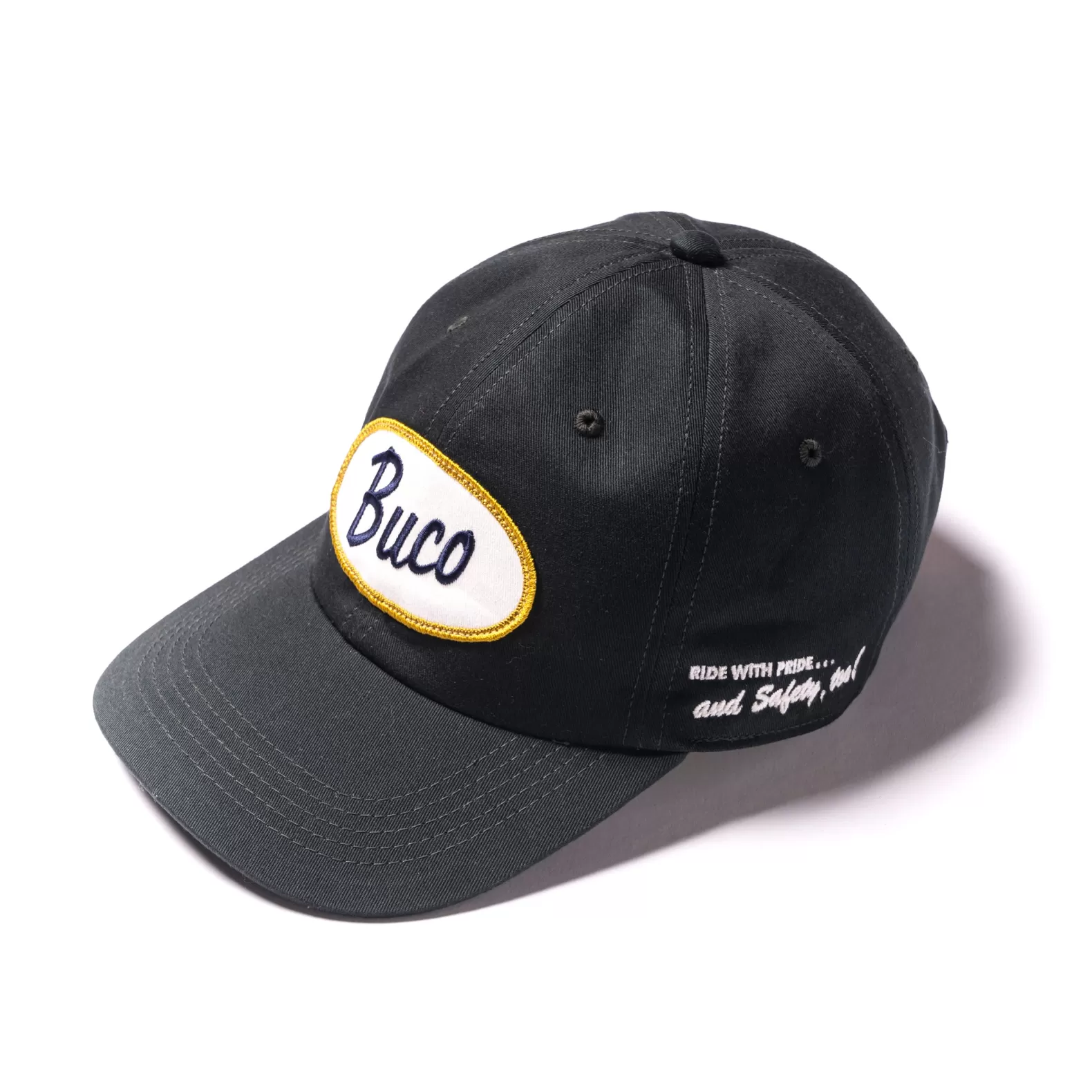 Hats | Accessories<The Real McCoy's BUCO LOGO CAP / OVAL CHARCOAL