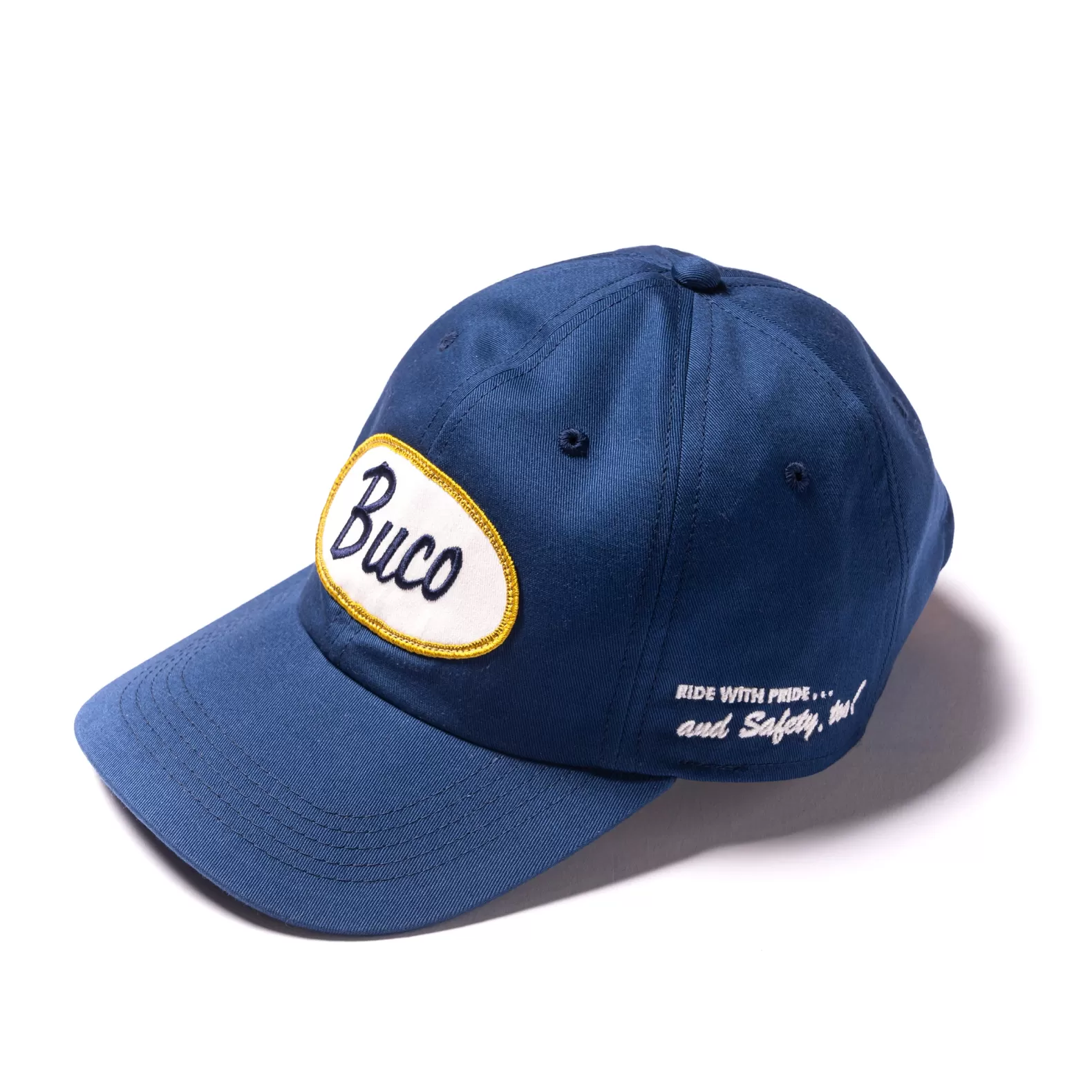 Hats<The Real McCoy's BUCO LOGO CAP / OVAL COBALT