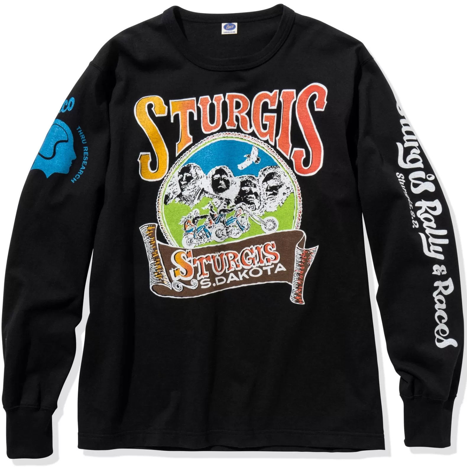 T-shirts<The Real McCoy's BUCO L/S TEE / STURGIS BLACK