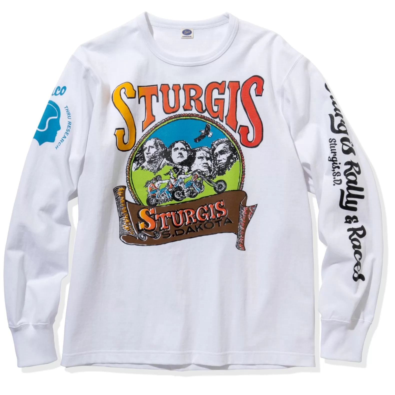 T-shirts<The Real McCoy's BUCO L/S TEE / STURGIS WHITE