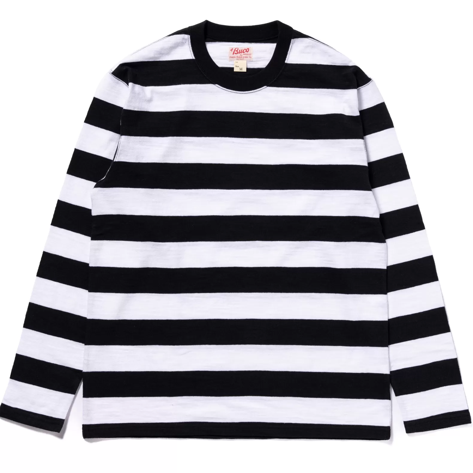 T-shirts<The Real McCoy's BUCO STRIPE TEE L/S WHITE