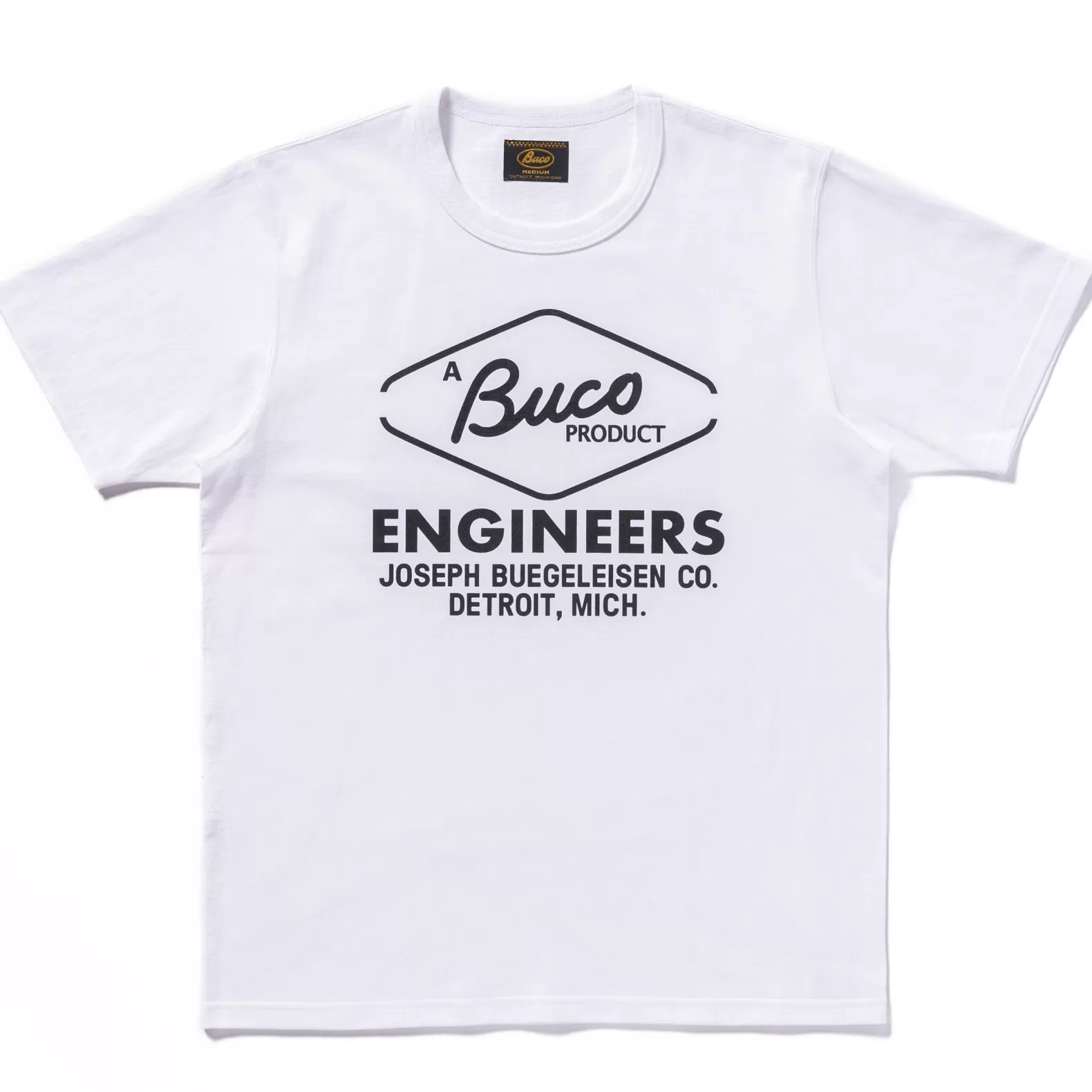 T-shirts<The Real McCoy's BUCO TEE / ENGINEERS WHITE