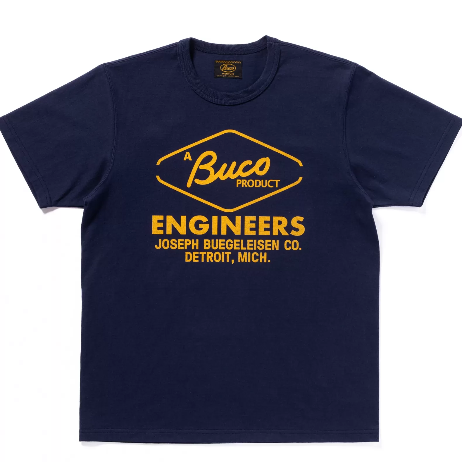 T-shirts<The Real McCoy's BUCO TEE / ENGINEERS NAVY