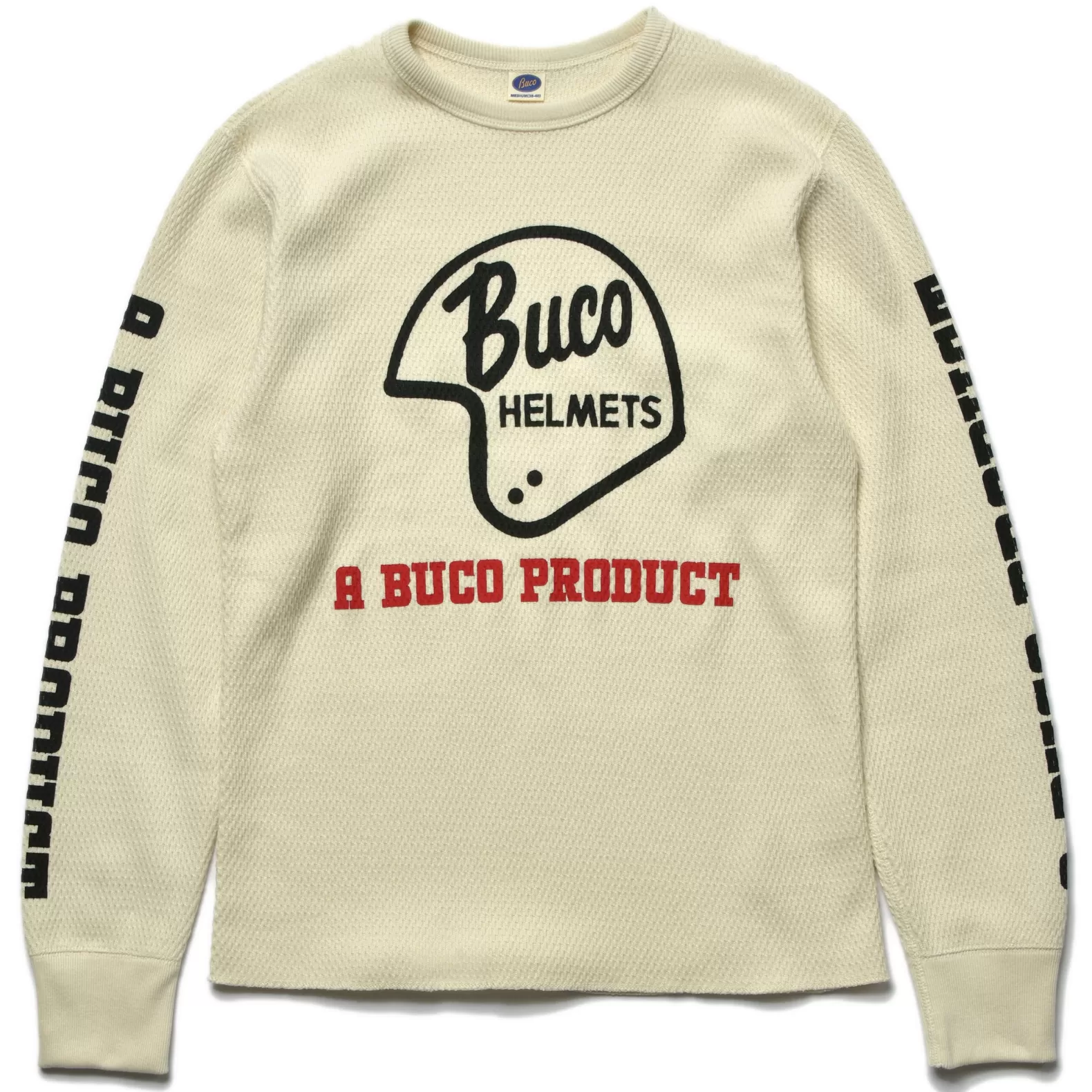 Thermal Shirts | Sweatshirts<The Real McCoy's BUCO THERMAL / HELMET MILK