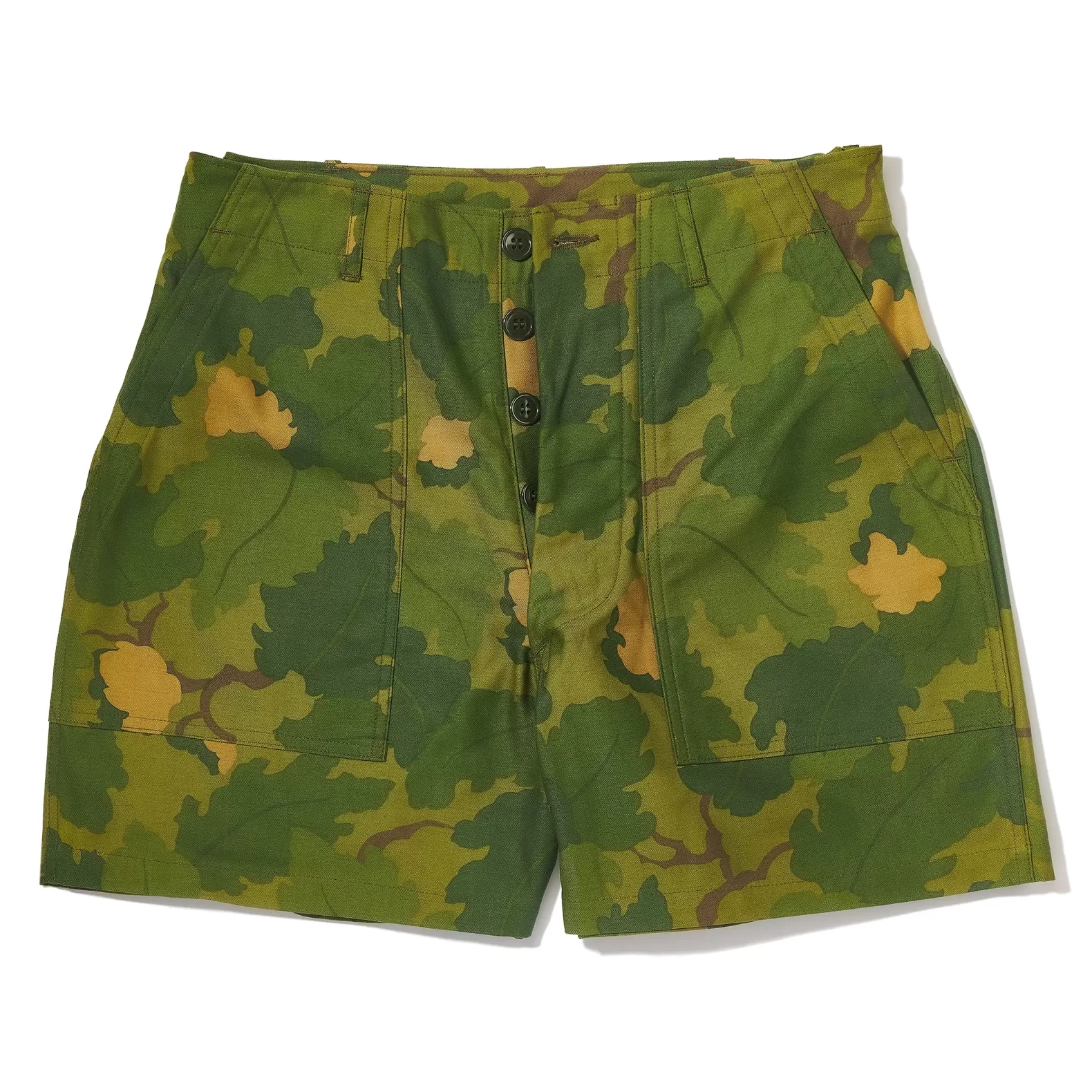 Shorts<The Real McCoy's CAMOUFLAGE CIVILIAN SHORTS / MITCHELL PATTERN GREEN