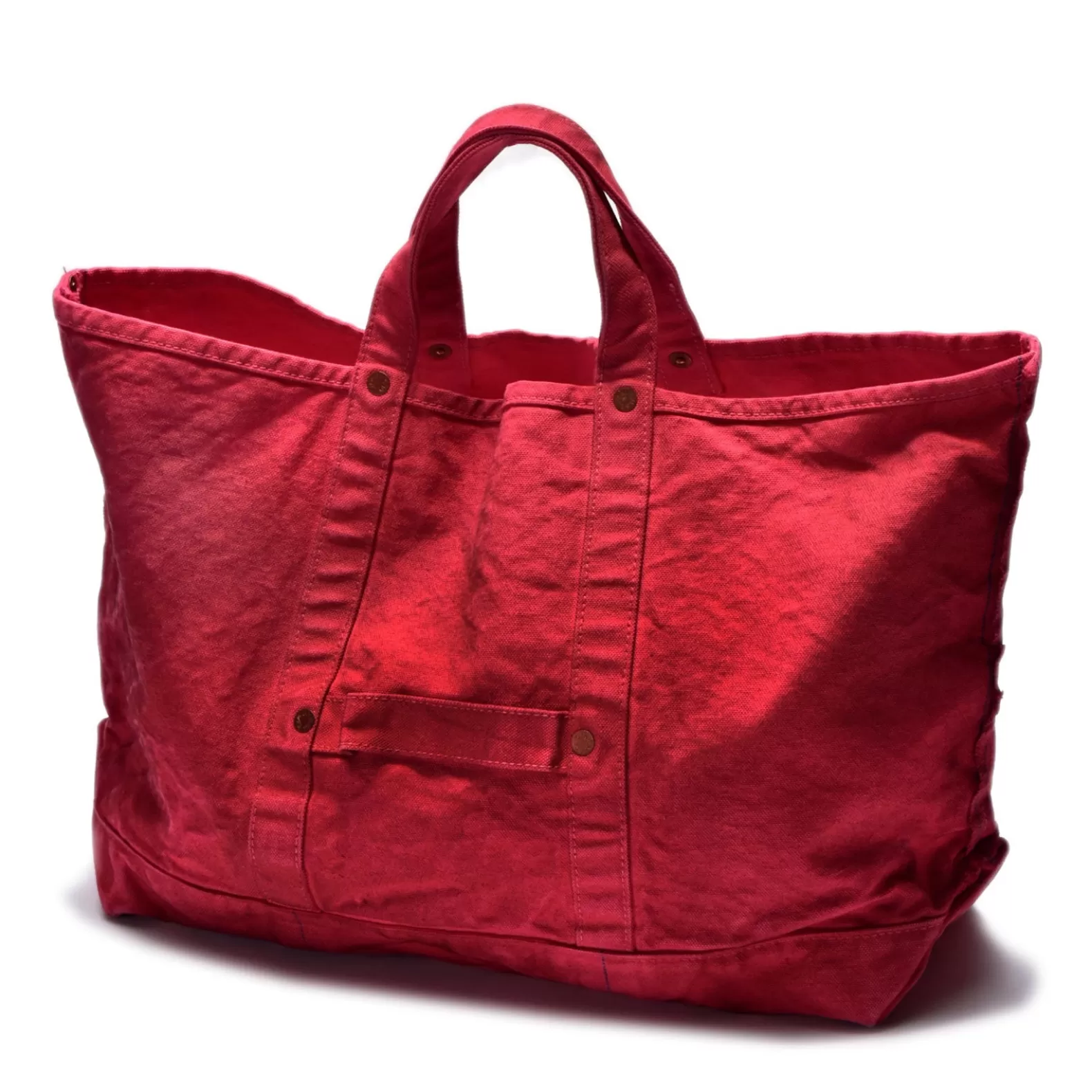 Bags<The Real McCoy's COAL TOTE (OVER-DYED) RED