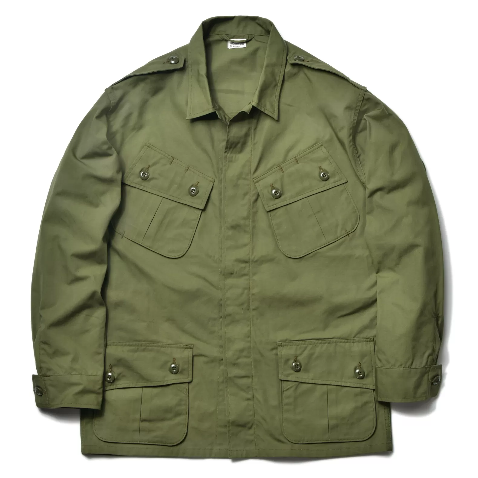 Military<The Real McCoy's COAT, MAN'S, COMBAT, TROPICAL OLIVE