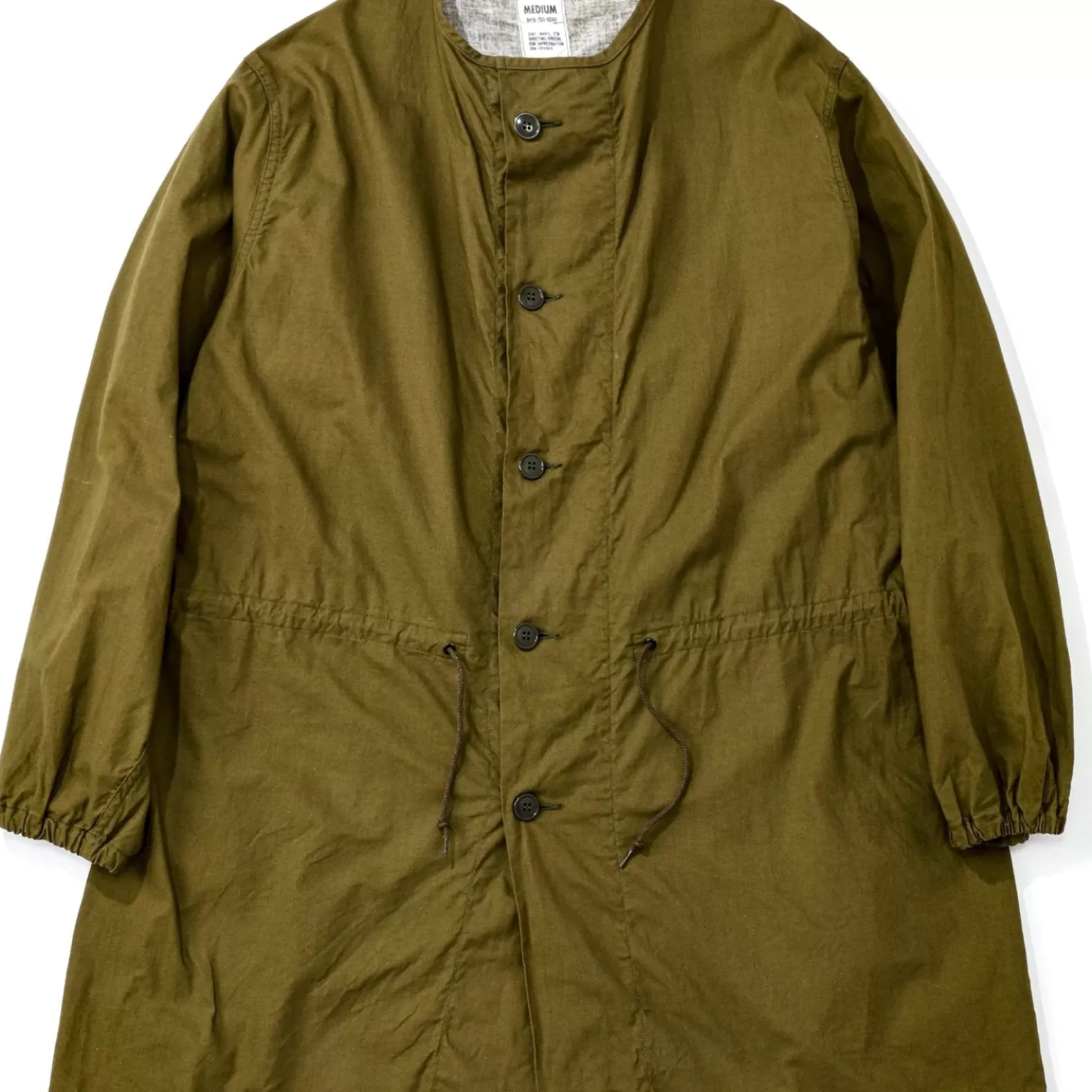 Military<The Real McCoy's COAT, VESICANT GAS PROTECTIVE OLIVE