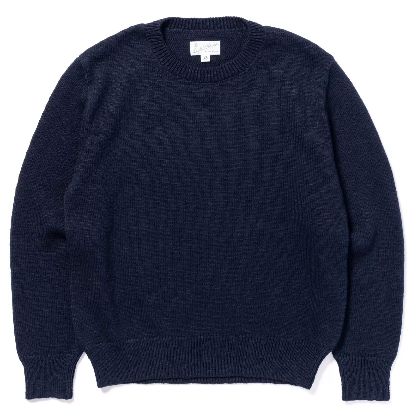 Knitwear<The Real McCoy's COTTON CREWNECK SWEATER INKBLUE