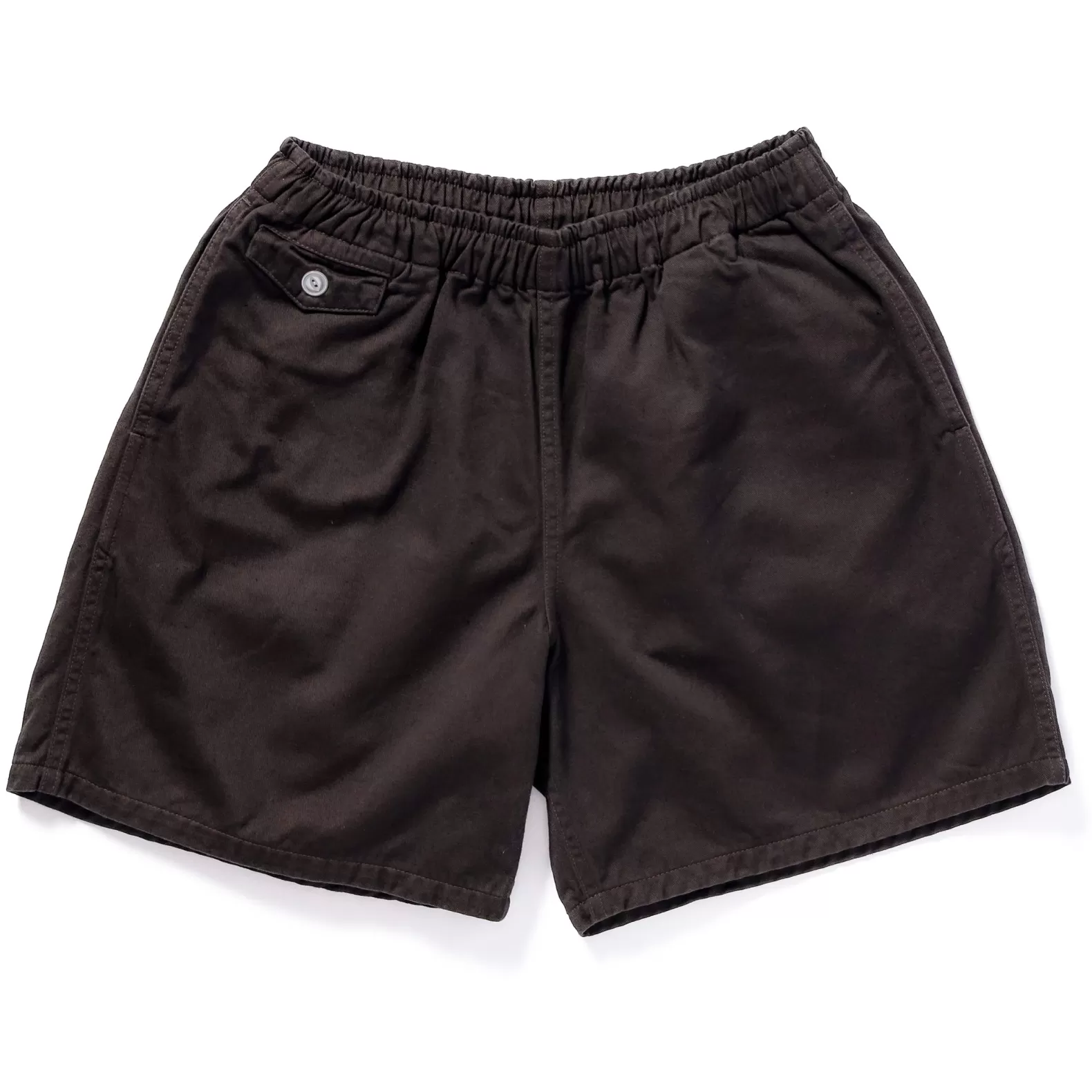 Shorts<The Real McCoy's COTTON DRILL SWIM SHORTS (OVER-DYED) BLACK