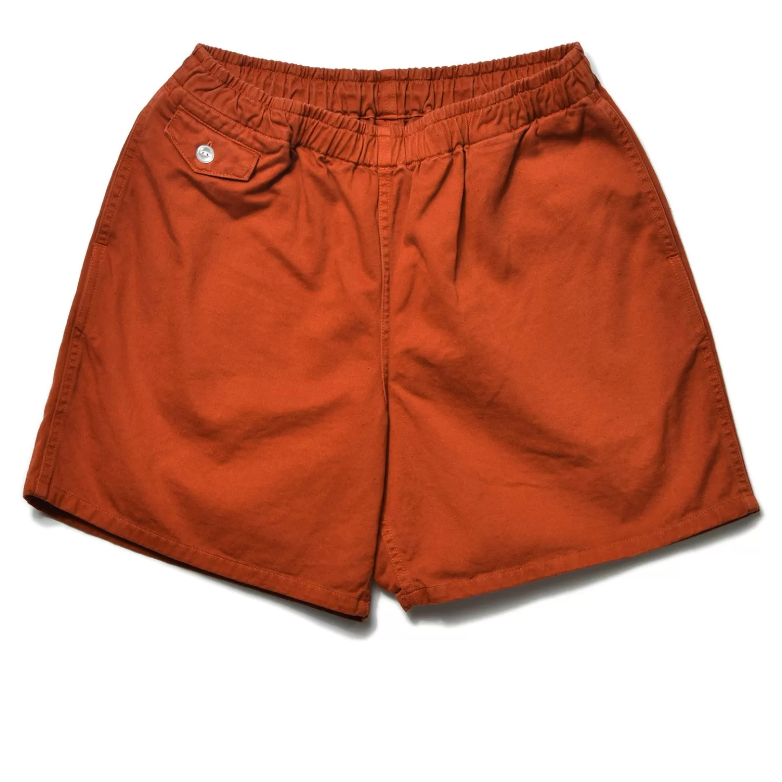 Shorts<The Real McCoy's COTTON DRILL SWIM SHORTS (OVER-DYED) BRICKRED