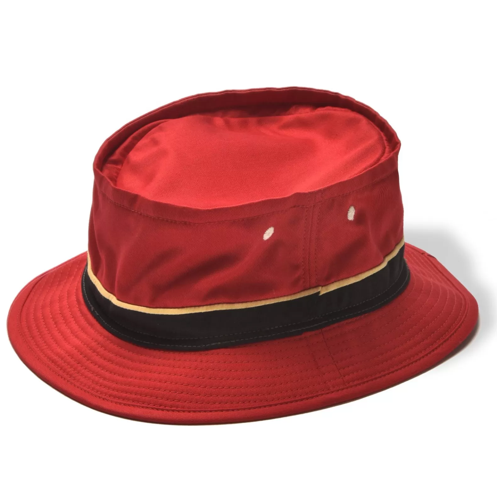 Hats<The Real McCoy's COTTON FISHING BUCKET HAT RED