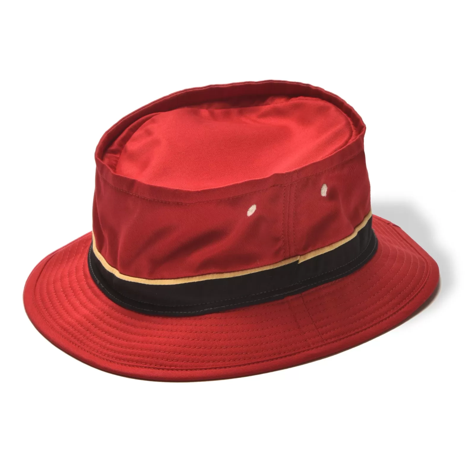 Hats<The Real McCoy's COTTON FISHING BUCKET HAT RED