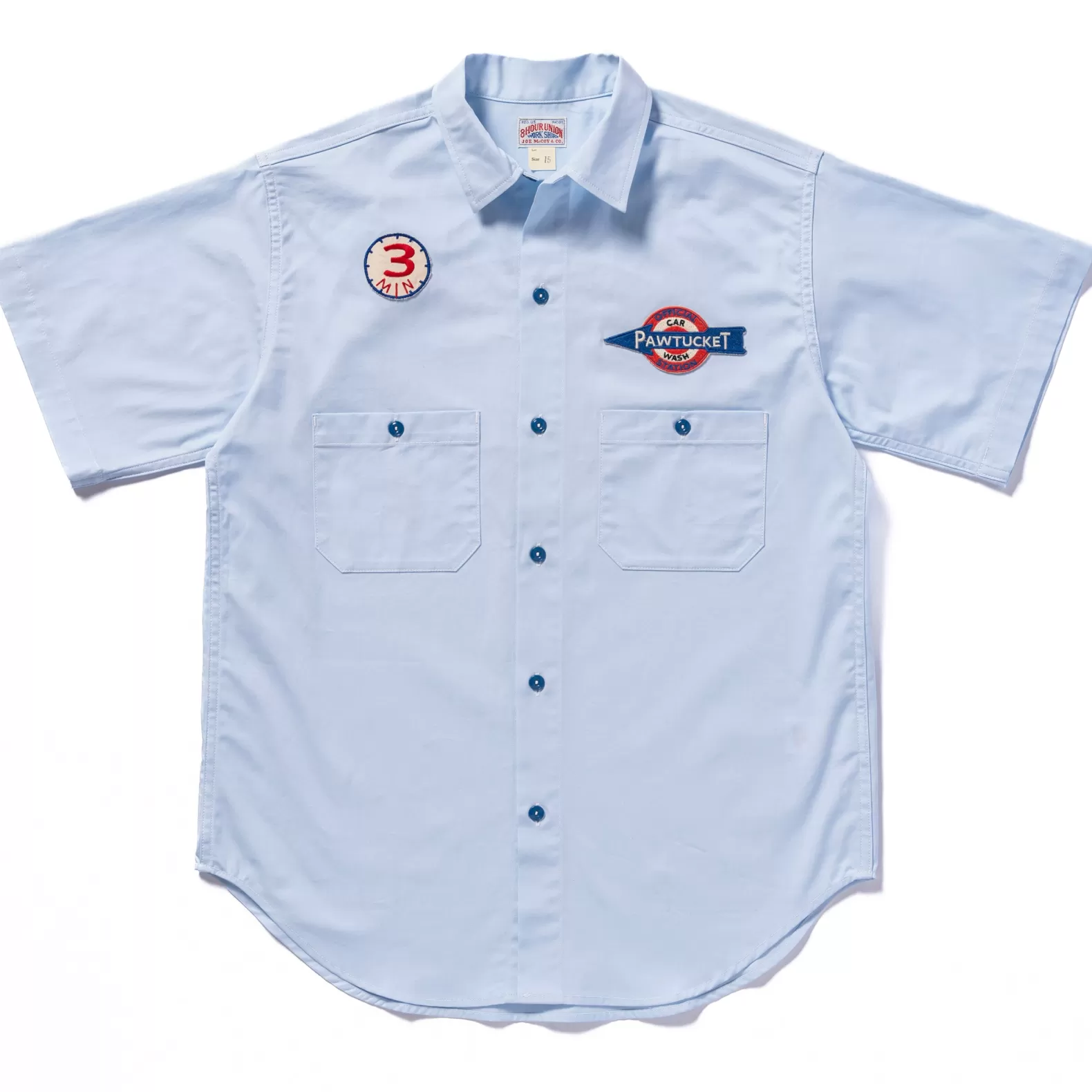 Shirts<The Real McCoy's COTTON SERVICEMAN SHIRT / PAWTUCKET LIGHTBLUE