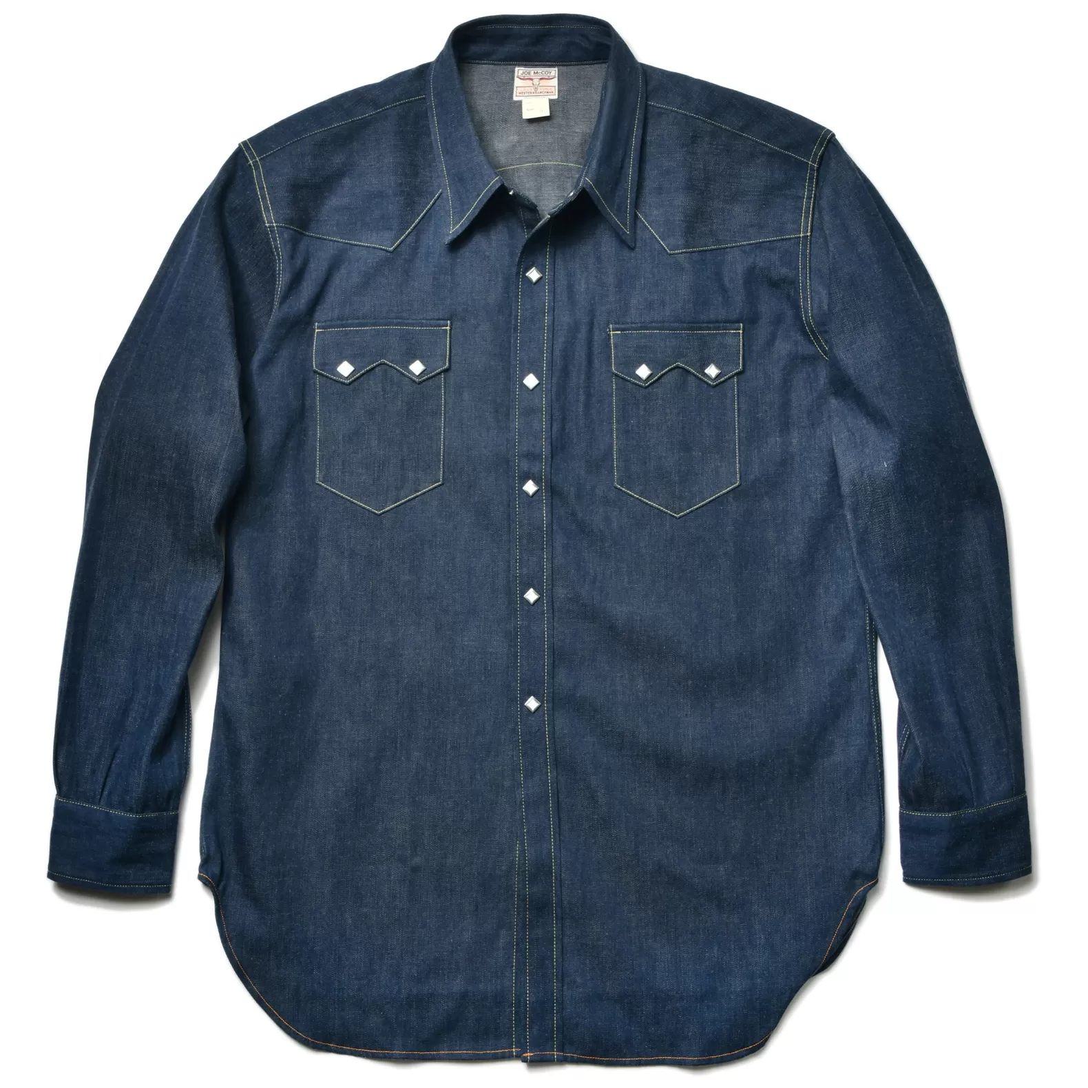 Shirts<The Real McCoy's DENIM WESTERN SHIRT / SAWTOOTH INDIGO