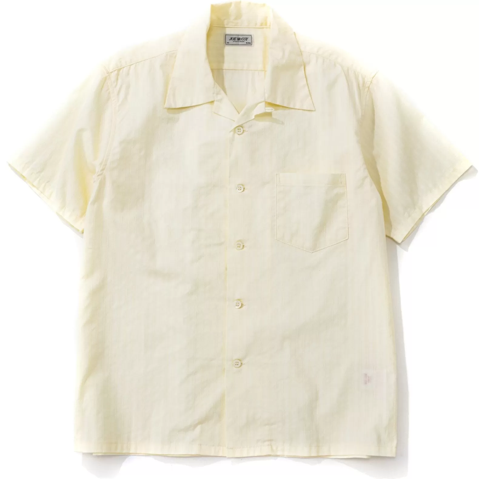 Shirts<The Real McCoy's DOBBY CLOTH SUMMER SHIRT S/S WHITE