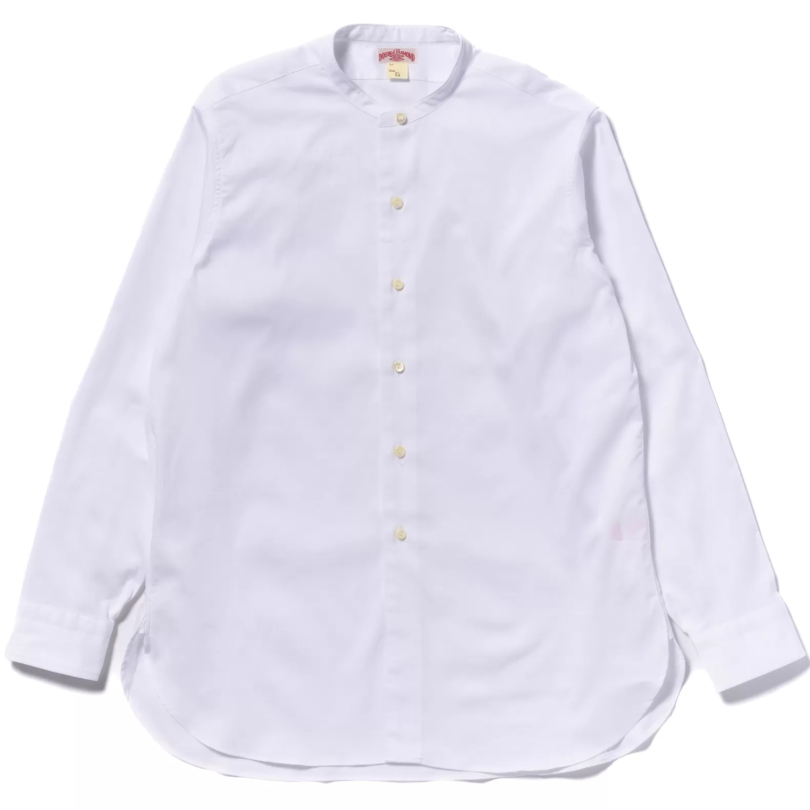 Shirts<The Real McCoy's DOUBLE DIAMOND BAND COLLAR SHIRT WHITE