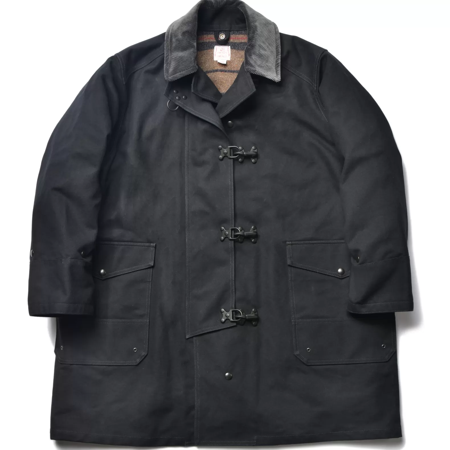 Recreation<The Real McCoy's FIREMAN COAT BLACK