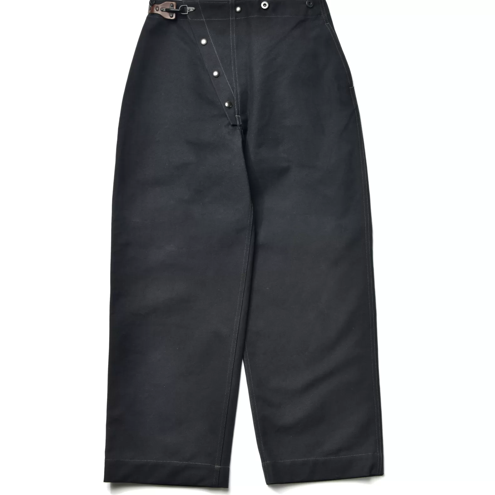 Pants<The Real McCoy's FIREMAN TROUSERS BLACK