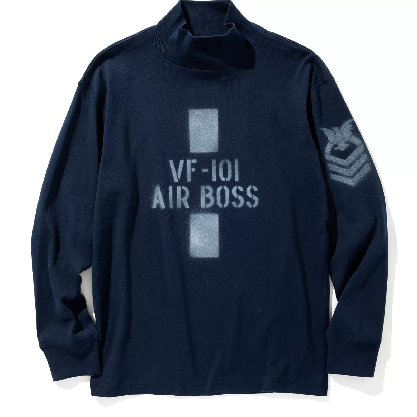 Thermal Shirts | Sweatshirts<The Real McCoy's FLIGHT DECK JERSEY / AIR BOSS NAVY