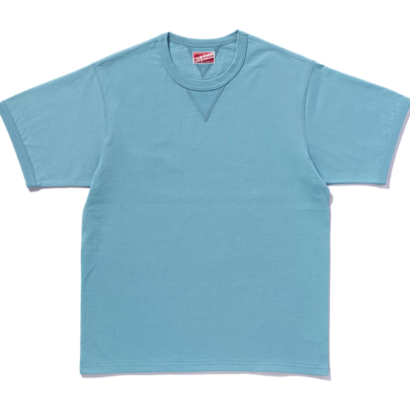 T-shirts<The Real McCoy's GUSSET TEE TEAL