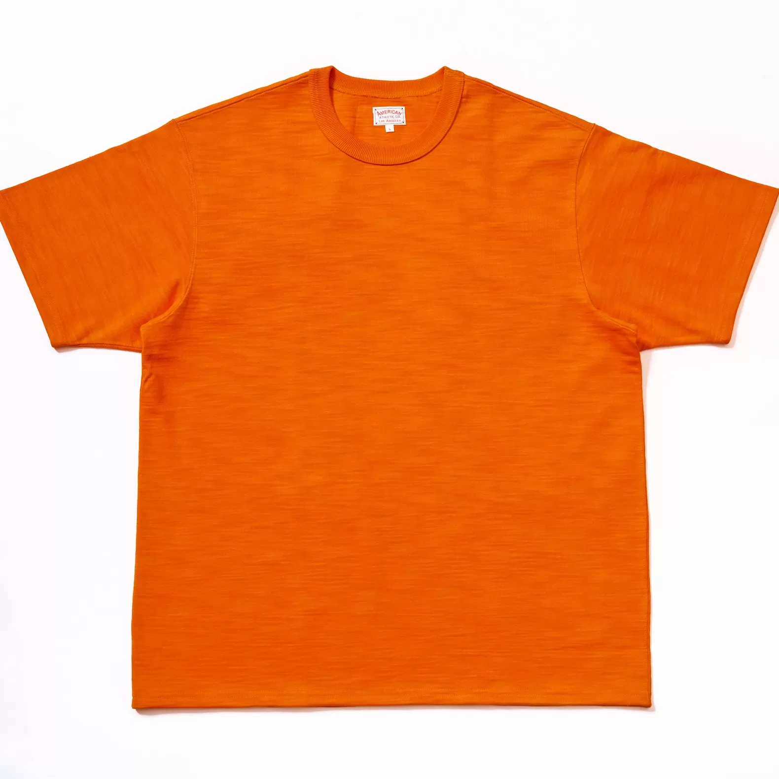 T-shirts<The Real McCoy's HEAVY COTTON SLUB JERSEY TANGERINE