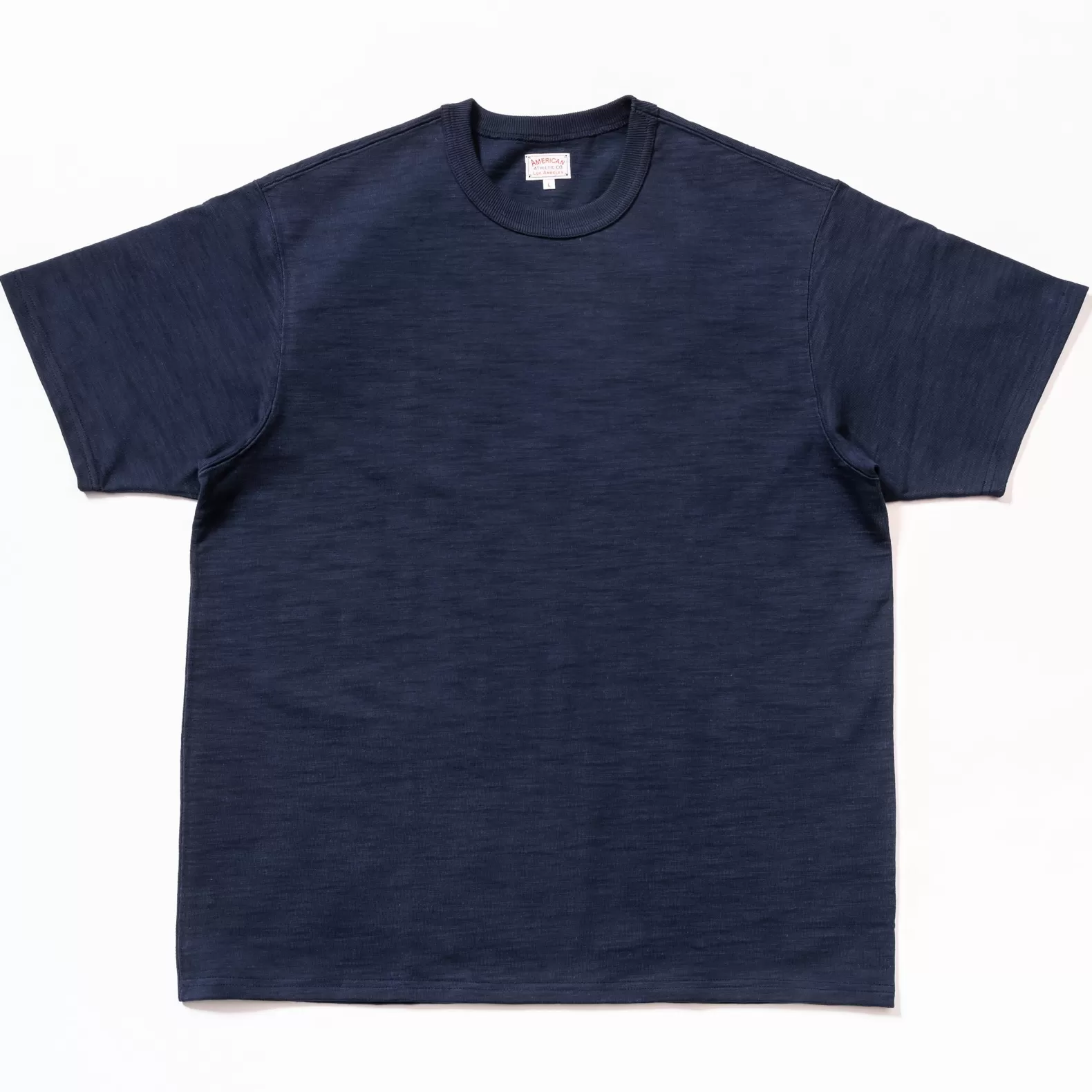 T-shirts<The Real McCoy's HEAVY COTTON SLUB JERSEY NAVY