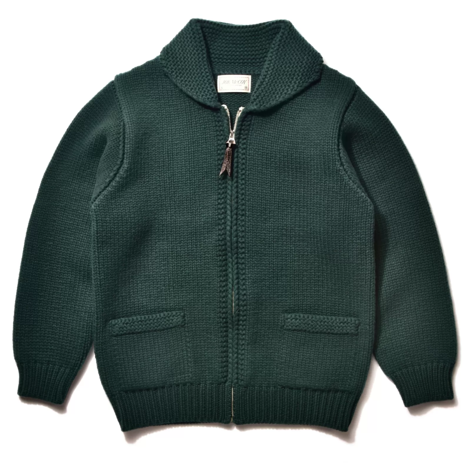 Knitwear<The Real McCoy's HEAVY WOOL CASHMERE SWEATER GREEN