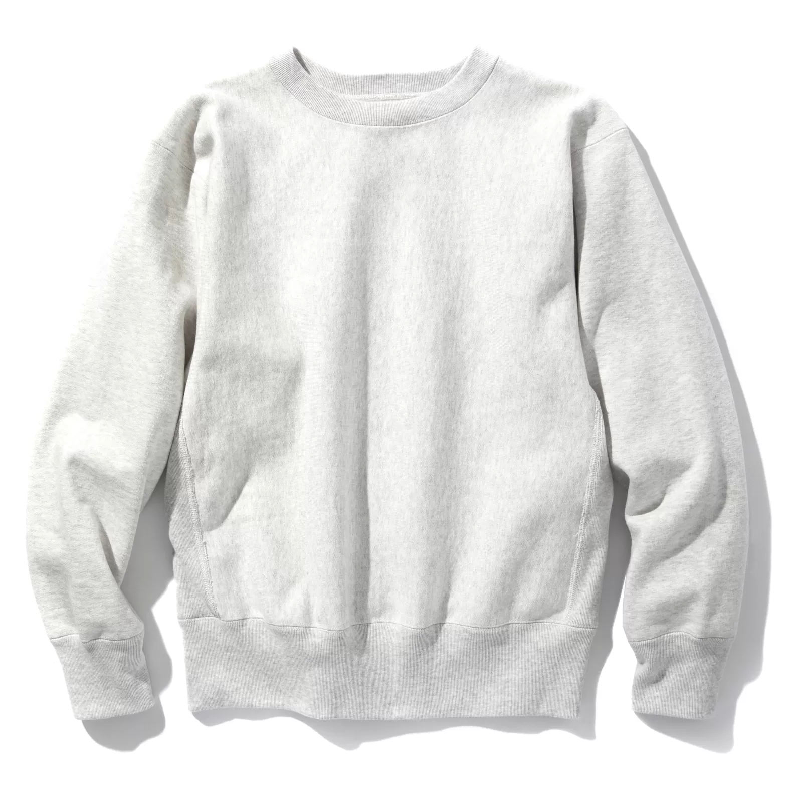 Sweatshirts<The Real McCoy's HEAVYWEIGHT CREWNECK SWEATSHIRT SILVERGREY