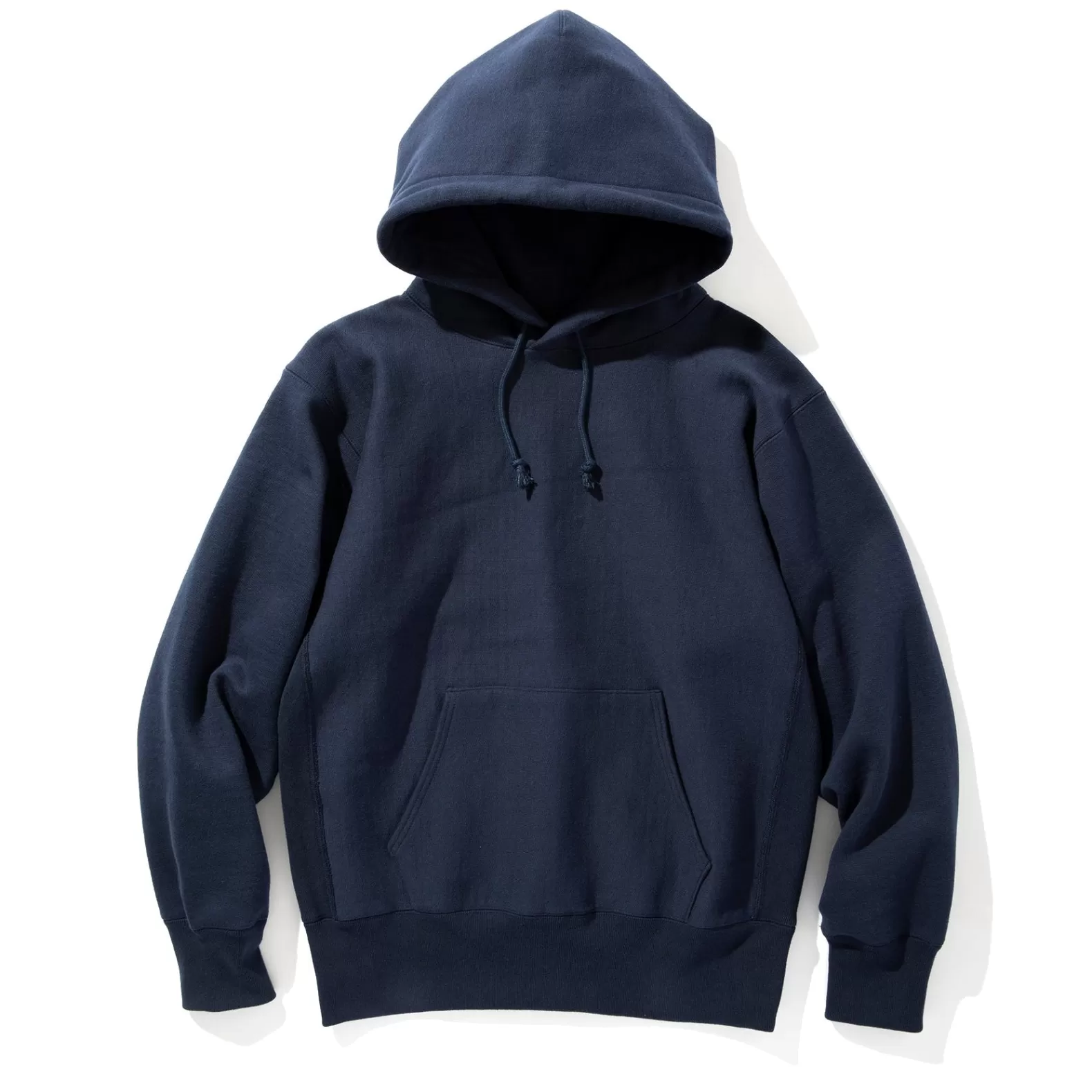 Sweatshirts<The Real McCoy's HEAVYWEIGHT HOODED SWEATSHIRT NAVY