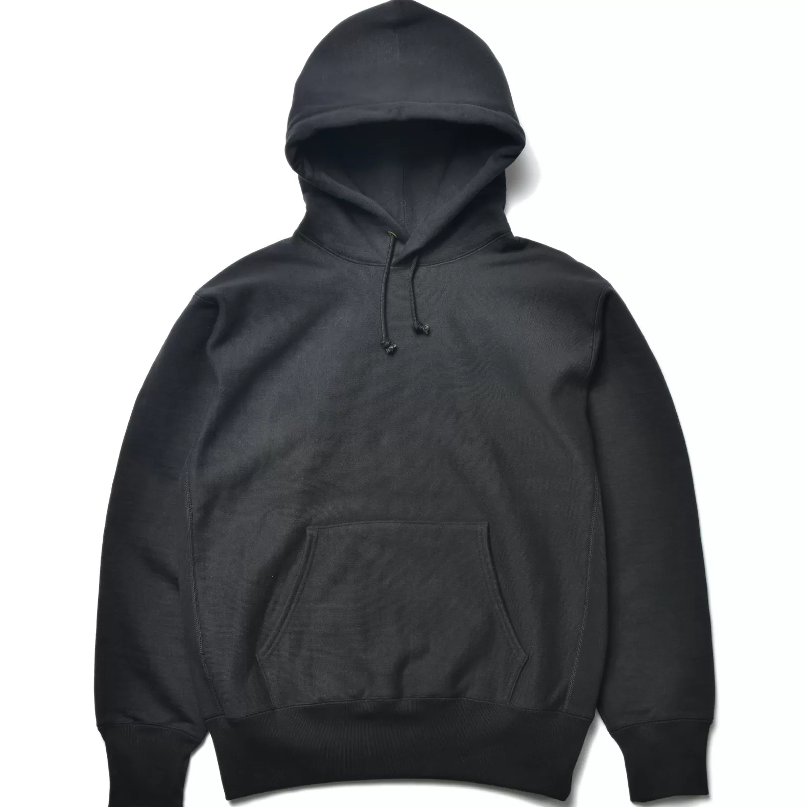 Sweatshirts<The Real McCoy's HEAVYWEIGHT HOODED SWEATSHIRT BLACK