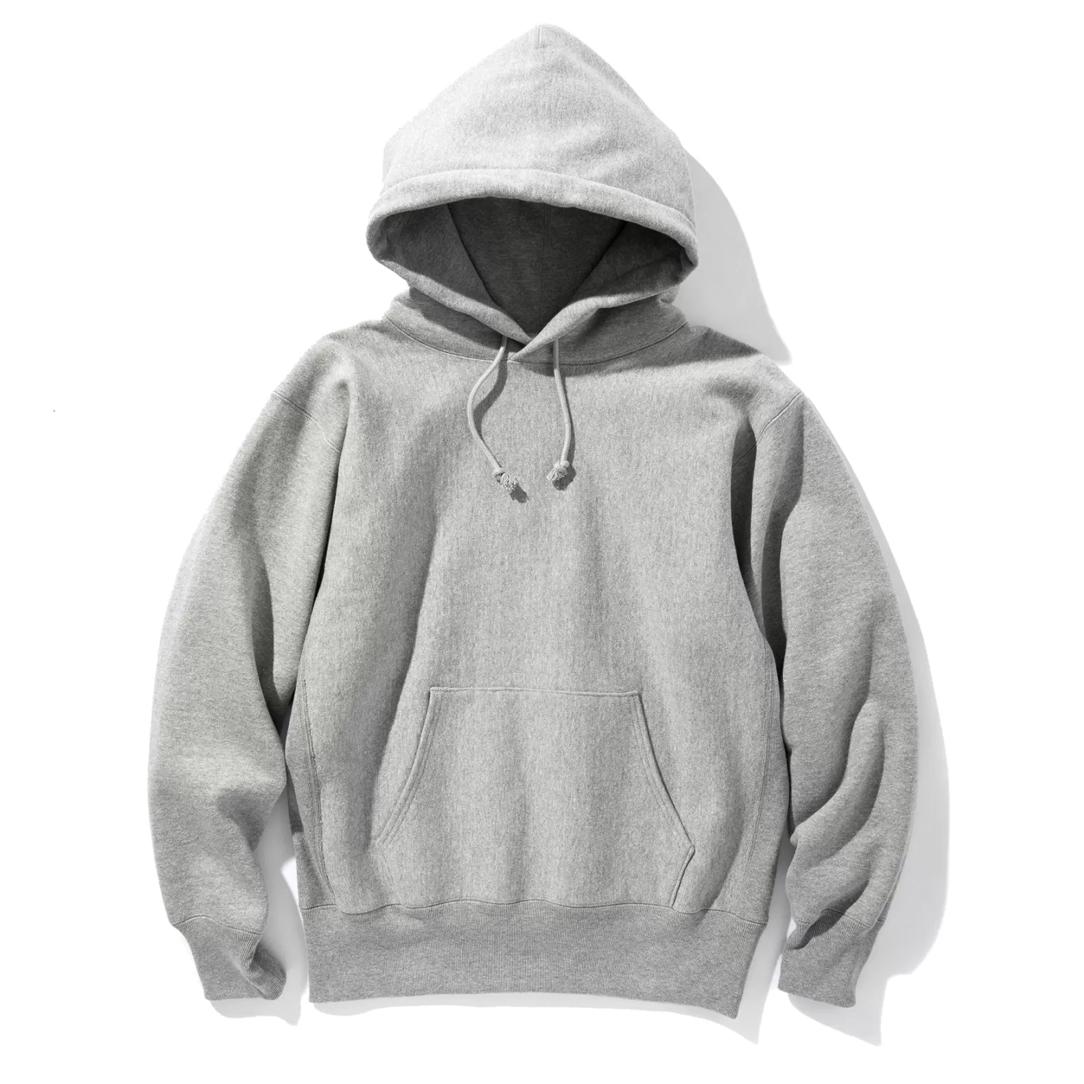 Sweatshirts<The Real McCoy's HEAVYWEIGHT HOODED SWEATSHIRT MIDGREY