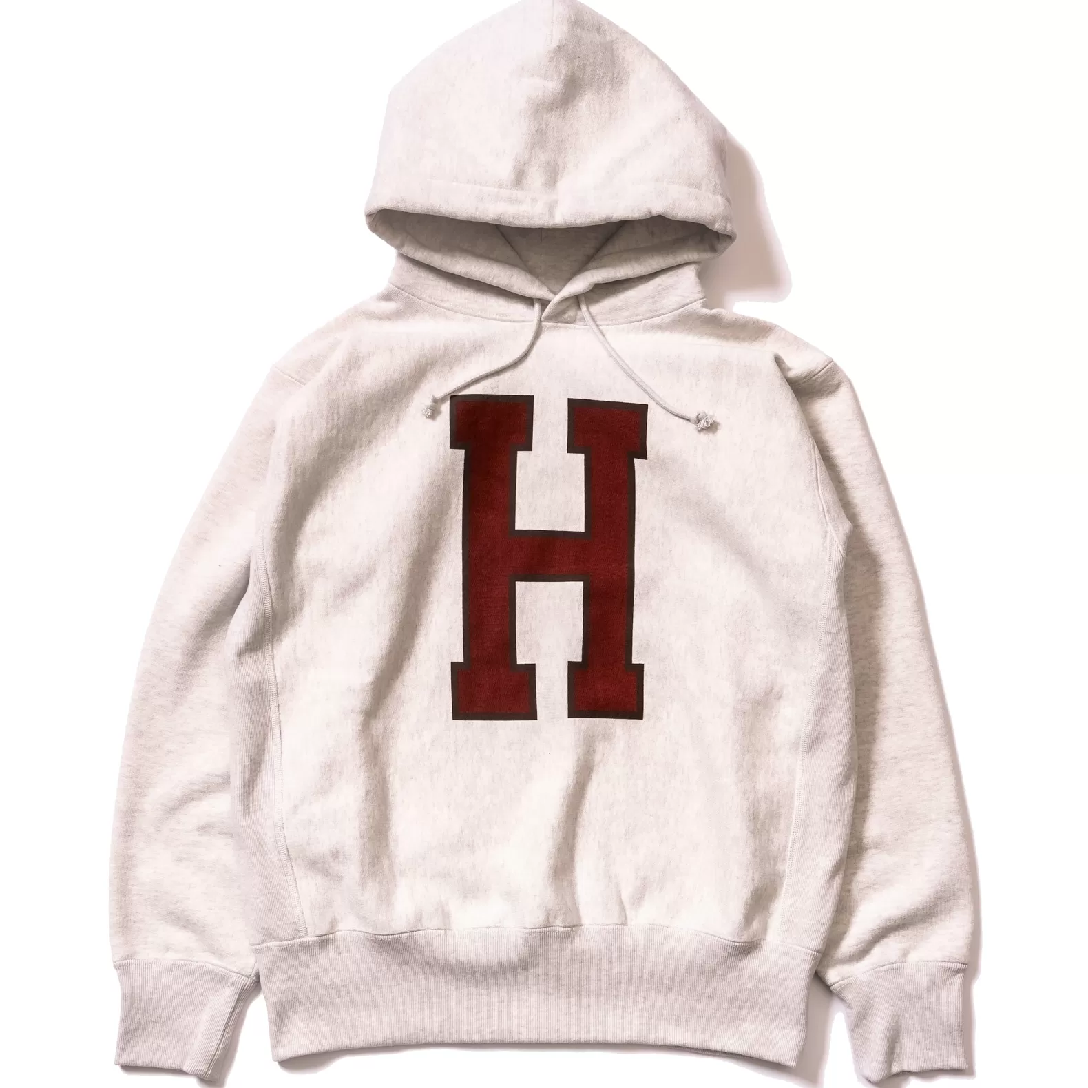 Sweatshirts<The Real McCoy's HOODED SWEATSHIRT / ‘H’ SILVERGRAY