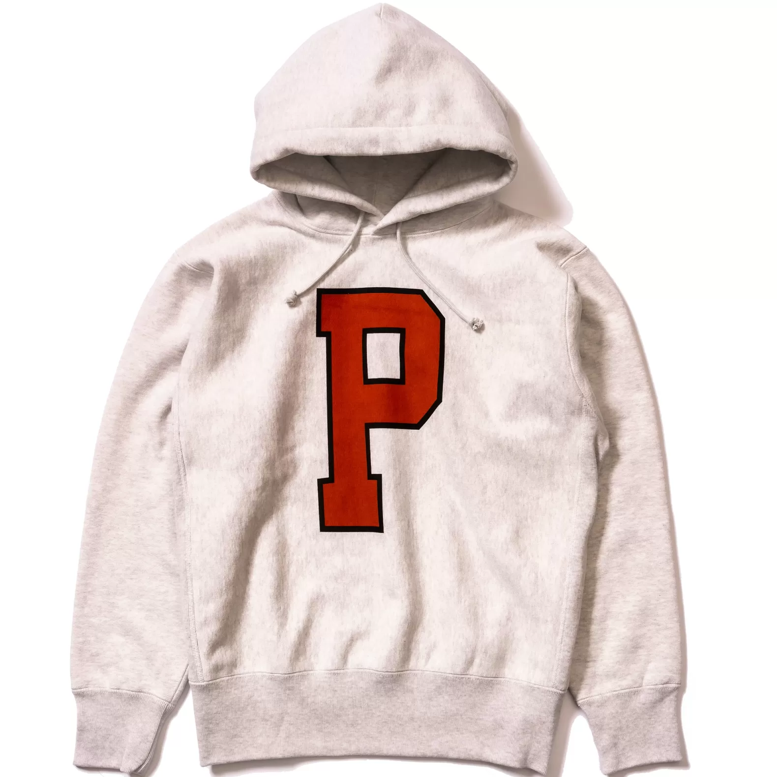 Sweatshirts<The Real McCoy's HOODED SWEATSHIRT / ‘P’ SILVERGRAY