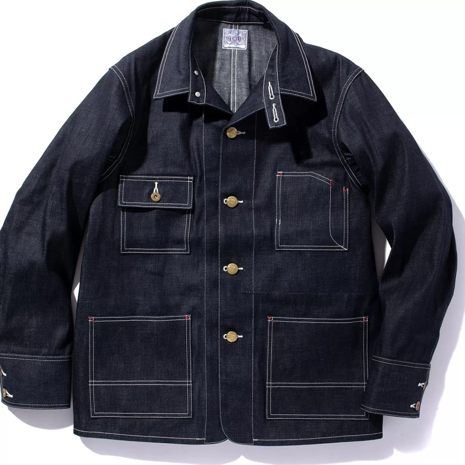 Denim<The Real McCoy's 8HU DENIM CHORE COAT Indigo