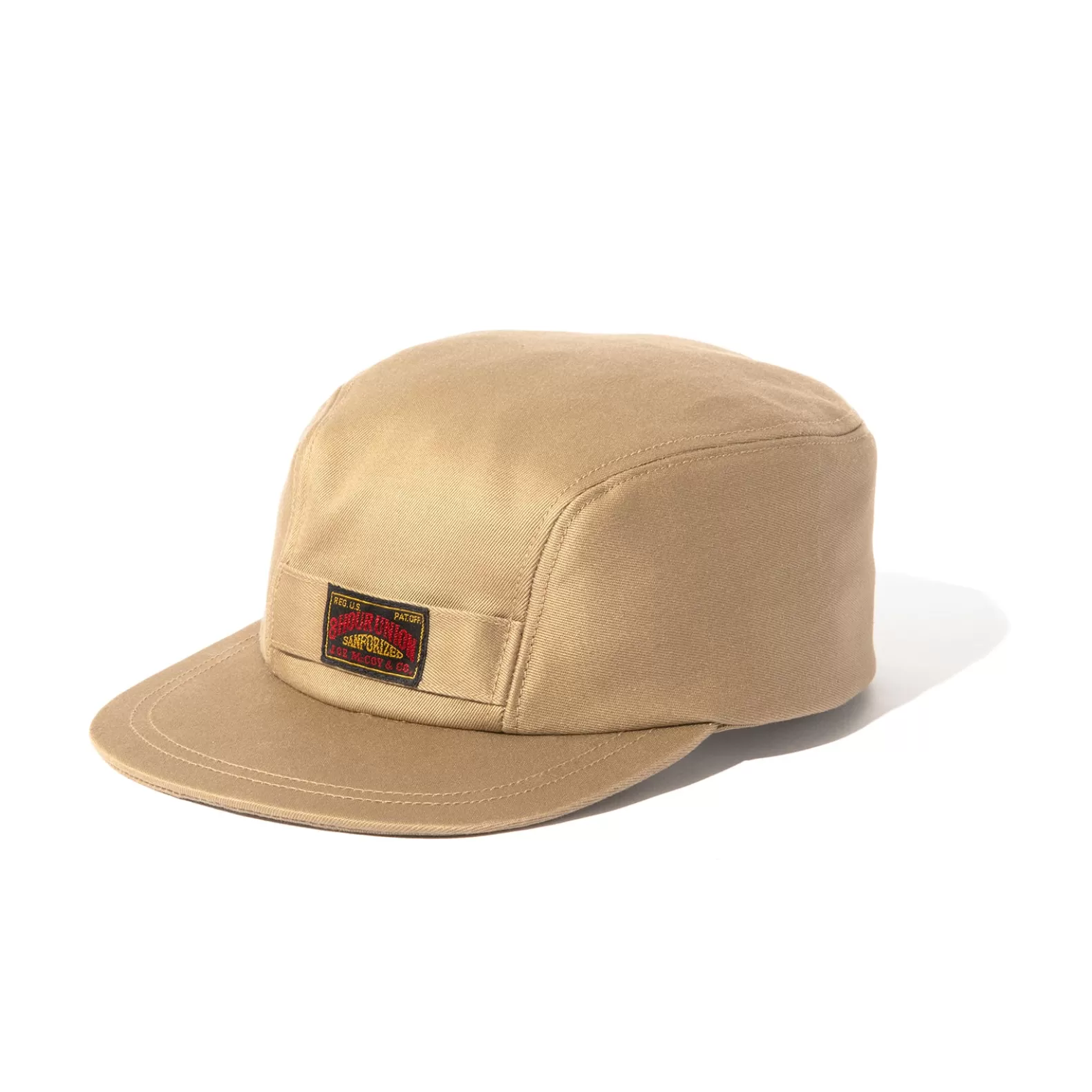 Hats<The Real McCoy's 8HU HEAVY COTTON DRILL WORK CAP KHAKI