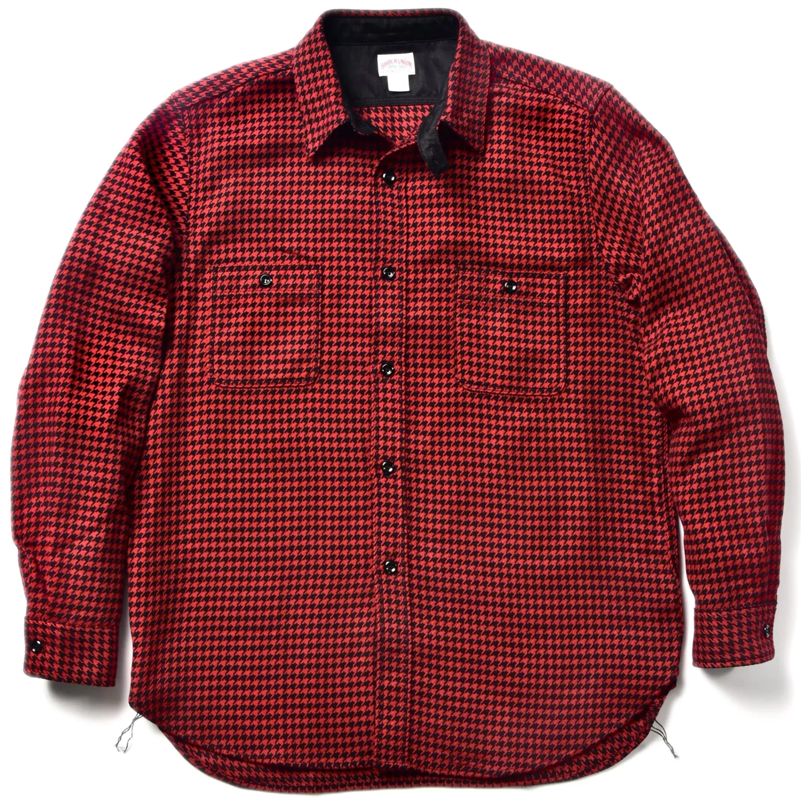 Shirts<The Real McCoy's 8HU HOUNDSTOOTH FLANNEL SHIRT RED